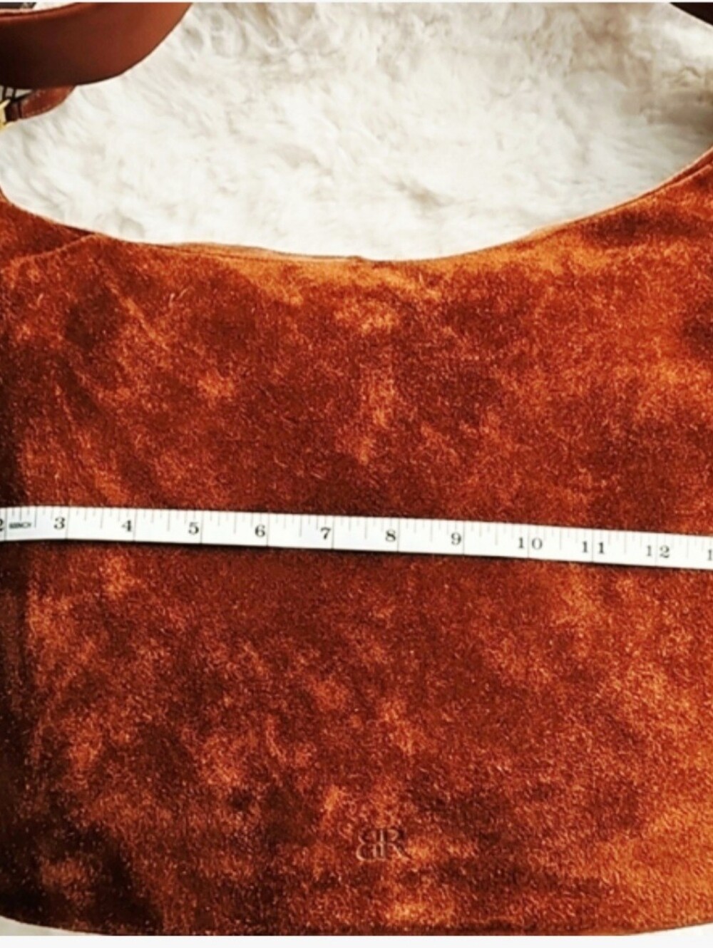 Banana Republic Cognac Suede Leather Hobo Bag - Picture 12 of 14